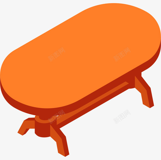 餐桌家用家具11平的图标svg_新图网 https://ixintu.com 家具 家用 平的 餐桌