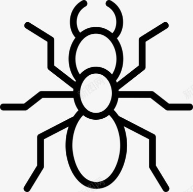 蚂蚁动物王国节肢动物图标图标