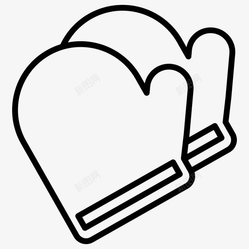 烤箱手套盘子食物图标svg_新图网 https://ixintu.com 厨房 手套 烤箱 盘子 食物