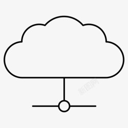 通信网络云通信网络图标高清图片