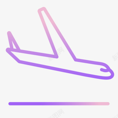 飞机运输135外形坡度图标图标