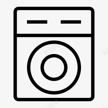 洗衣机电子技术图标图标