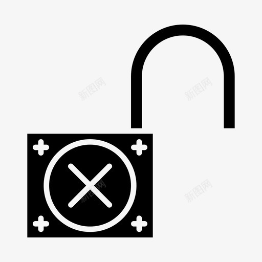 不安全免费开放图标svg_新图网 https://ixintu.com 不安全 免费 应用程序用户界面4 开放 打开 解锁
