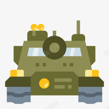 坦克军用49扁平图标图标