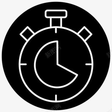 计时器时钟性能图标图标