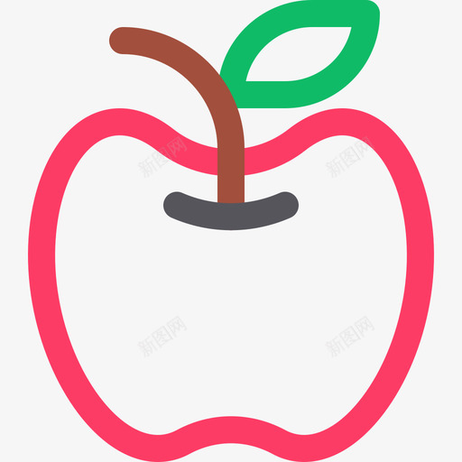 苹果大学25线性颜色图标svg_新图网 https://ixintu.com 大学 线性 苹果 颜色