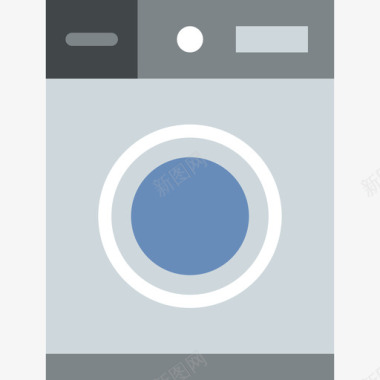 洗衣机洗衣房16平板图标图标