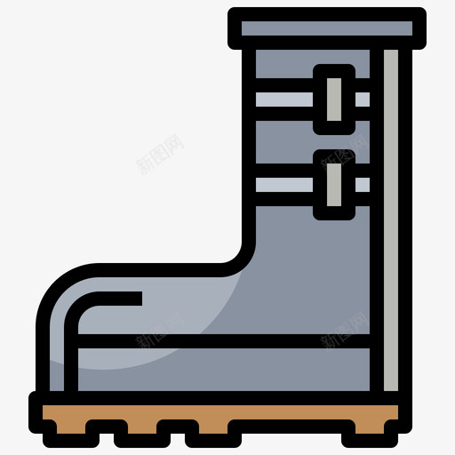 靴子空间155线性颜色图标svg_新图网 https://ixintu.com 空间 线性 靴子 颜色