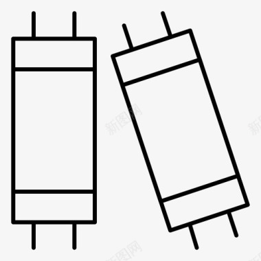 卤素灯光图标图标