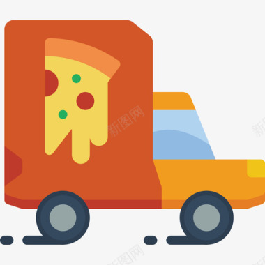 货车送食物28平的图标图标