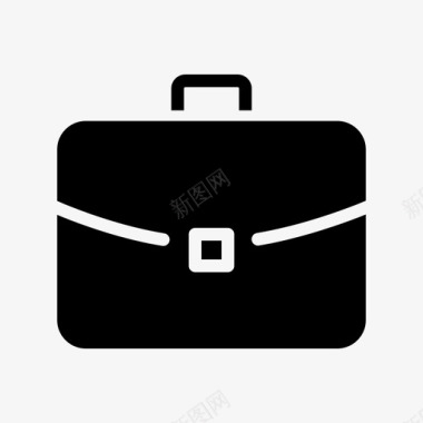 商务公文包包手提箱图标图标