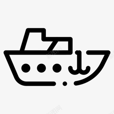 船速度游艇图标图标