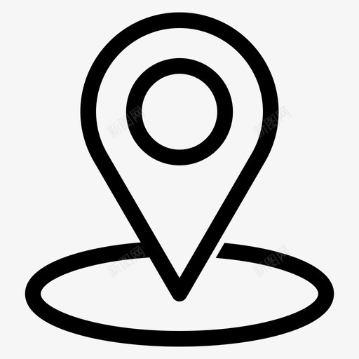 地图标记位置用户界面iisvg_新图网 https://ixintu.com ii 位置 地图 标记 用户界面