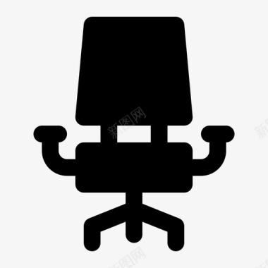 椅子商务办公桌图标图标
