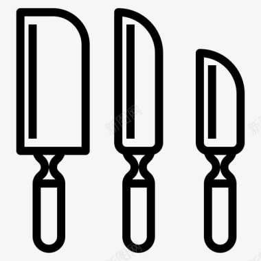 刀厨房91直线型图标图标