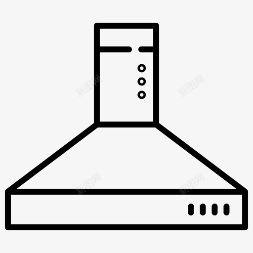 炉灶烟囱盘子食物图标svg_新图网 https://ixintu.com 厨房 炉灶 烟囱 盘子 食物