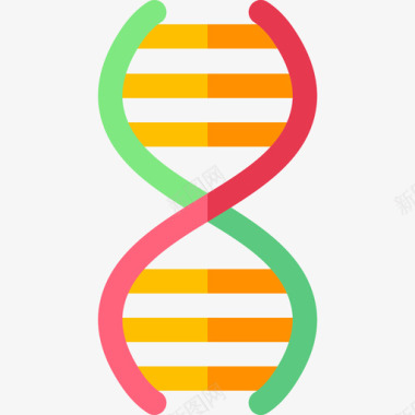 基因治疗4扁平图标图标