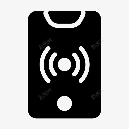wifi手机信号图标svg_新图网 https://ixintu.com wifi 信号 手机 托管线字形