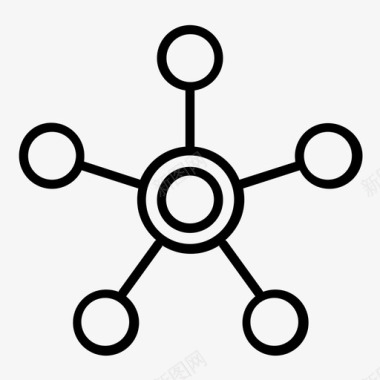 分子化学分数图标图标