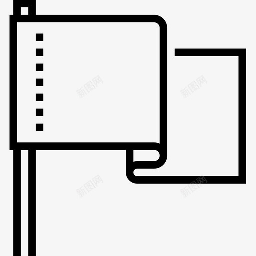 旗帜策略39直线图标svg_新图网 https://ixintu.com 旗帜 直线 策略