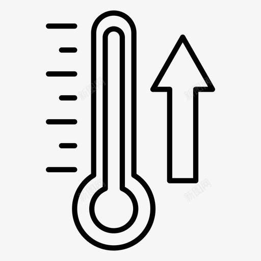 炎热的一天温度计天气图标svg_新图网 https://ixintu.com 一卷 一天 天气 天气预报 温度计 炎热 第一