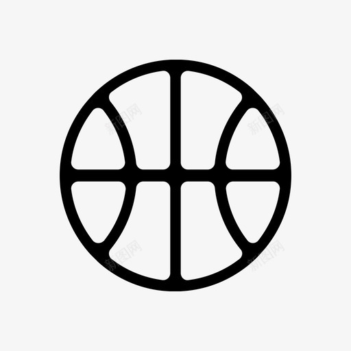 篮球圆圈地球仪图标svg_新图网 https://ixintu.com 圆圈 地球仪 标志 篮球 运动