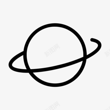 行星天文学环图标图标