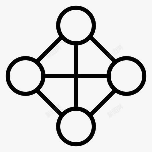 层次结构网络拓扑图标svg_新图网 https://ixintu.com 基本 层次结构 拓扑 网络