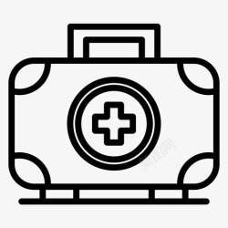 急救热线医疗公文包急救图标高清图片