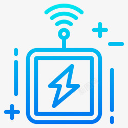 能量控制能量控制智能技术14梯度图标高清图片