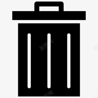 删除垃圾回收站图标图标