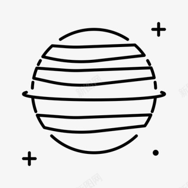 海王星空间148直线图标图标