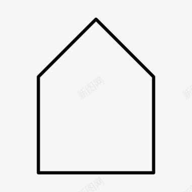 建筑住宅界面基本细线集68图标图标