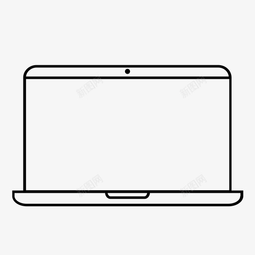 笔记本电脑设备mac图标svg_新图网 https://ixintu.com mac pc 电脑 笔记本 设备