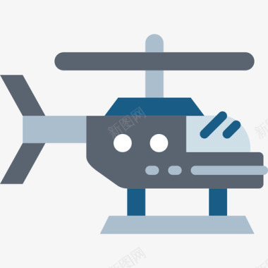 直升机士兵飞机图标图标