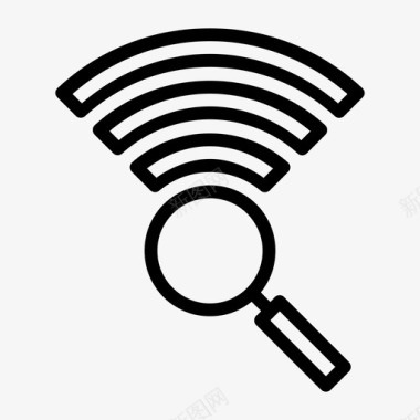查找信号搜索wifi图标图标