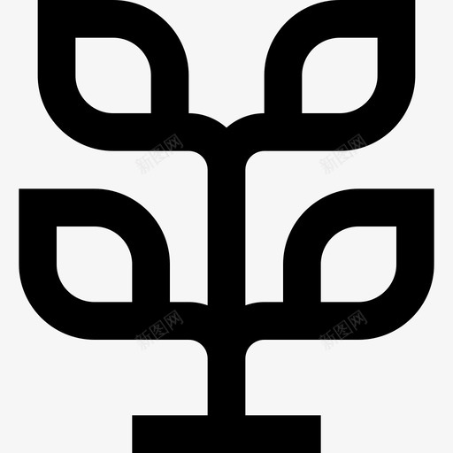 植物花园17线形图标svg_新图网 https://ixintu.com 植物 线形 花园