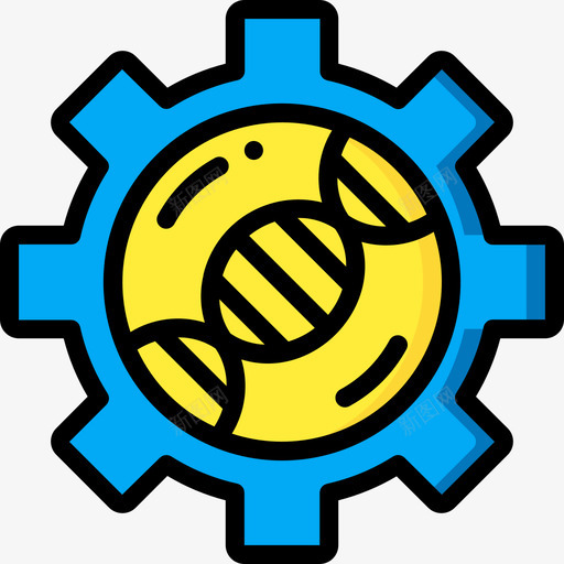 Dna遗传学和生物工程5线性颜色图标svg_新图网 https://ixintu.com Dna 生物工程 线性 遗传学 颜色