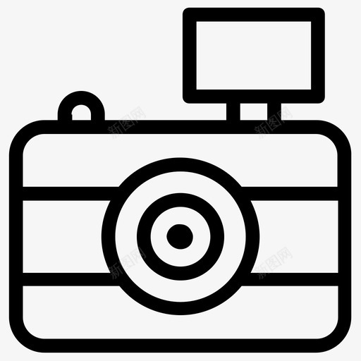 闪光灯相机设备数码相机即时照相机图标svg_新图网 https://ixintu.com 制作 图标 摄影 照相机 电影 电影院 相机 设备 闪光灯