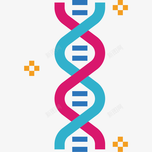 Dna科学86平面图图标svg_新图网 https://ixintu.com Dna 平面图 科学