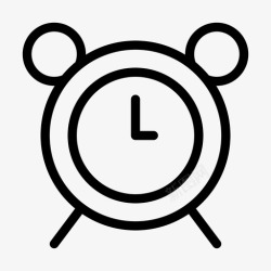冷淡系列闹钟闹钟秒表材料常规系列109图标高清图片