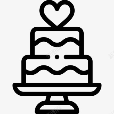 结婚蛋糕家庭32直系图标图标