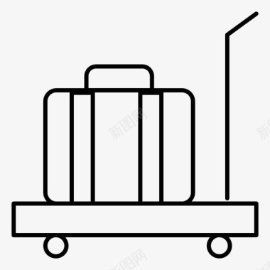 行李磅秤重量图标图标
