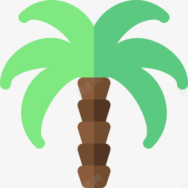 埃及棕榈树19平图标图标