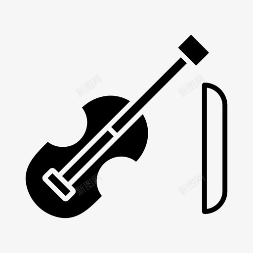 采购产品小提琴音乐音乐和多媒体图标svg_新图网 https://ixintu.com 乐器 弦乐器 管弦乐队 采购产品小提琴 音乐 音乐和多媒体