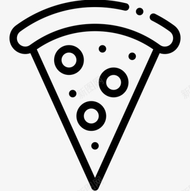 披萨74号餐厅直系图标图标