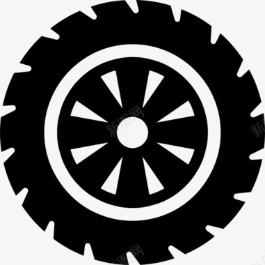 轮子汽车服务图标图标