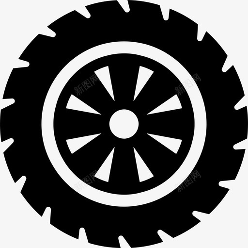 轮子汽车服务图标svg_新图网 https://ixintu.com 服务 汽车 轮子 轮胎