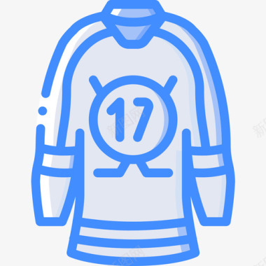 运动衫冬季运动29蓝色图标图标