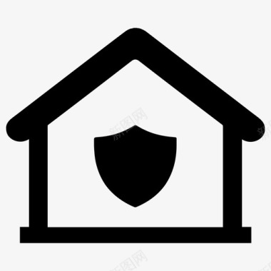 家庭保险图标财产安全图标